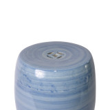 Denim Blue Village Garden Stool
