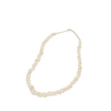 Gambia White Shell Bead Vintage Per String