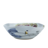 Swirl Bowl Oxblood Lotus - 2 Sizes