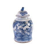 Vintage Temple Jar Enchanted Children Motif - 2 Sizes