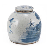 Vintage Ming Jar Pine Motif - 2 Sizes