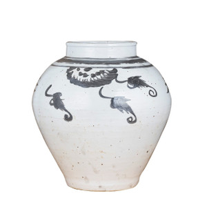 Black Longevity Wide Top Jar