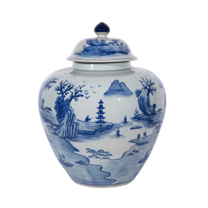 Riverside Pagoda Temple Jar