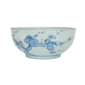 Barclay Butera Couture Blue & White ..Porcelain Bowl Cherry Blossom