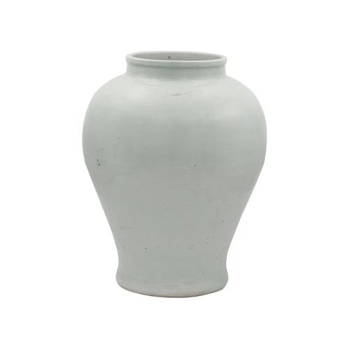 Mint Green Open Mouth Porcelain Jar Large