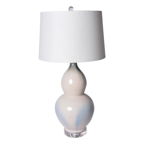 Reaction Glazed Gourd Vase Table Lamp - 2 Sizes