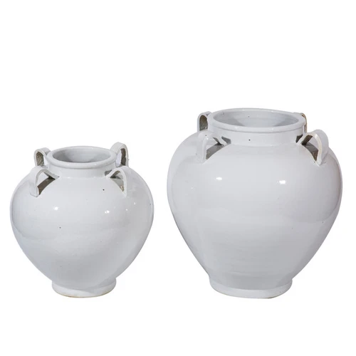 Busan White Ear Jar - 2 Sizes
