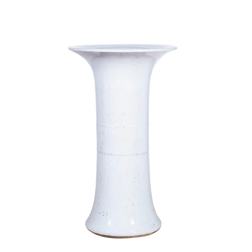 Village White Bouquet Vase Short