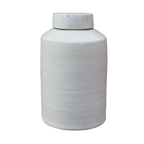 Busan White Tea Jar - 2 Sizes