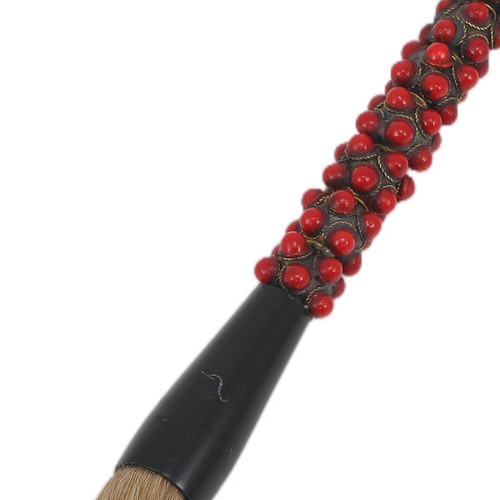 Red Colored Ball Calligraphy Brush