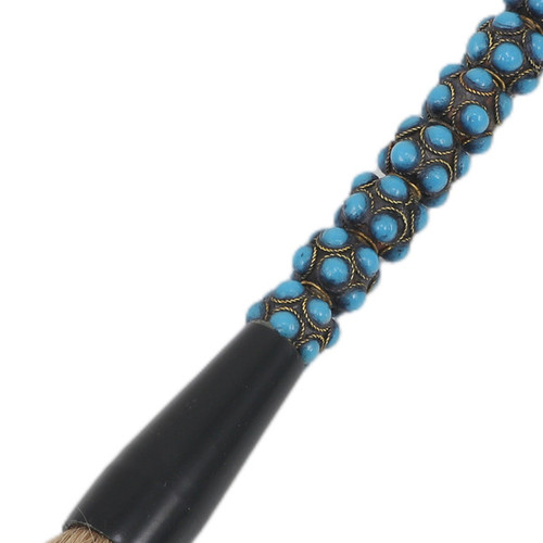 Turquoise Colored Ball Calligraphy Brush