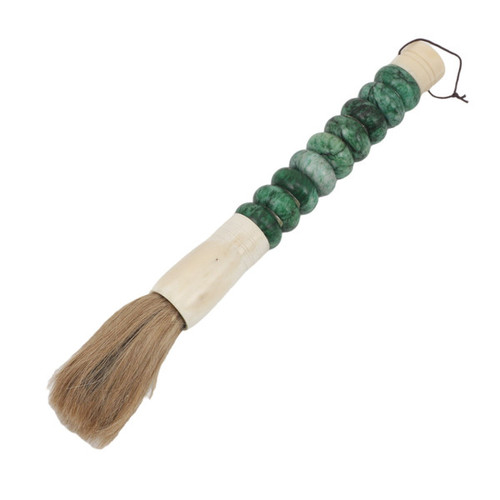 Green Jade Abacus Calligraphy Brush