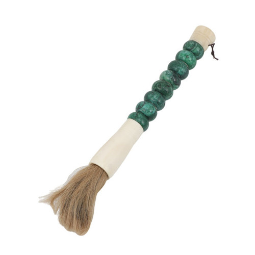 Small Green Abacus Jade Calligraphy Brush