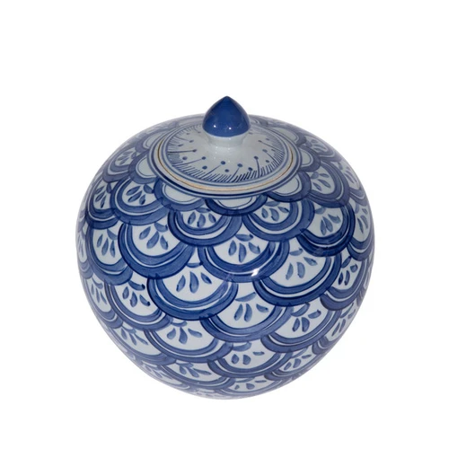 Blue Sea Wave Melon Jar