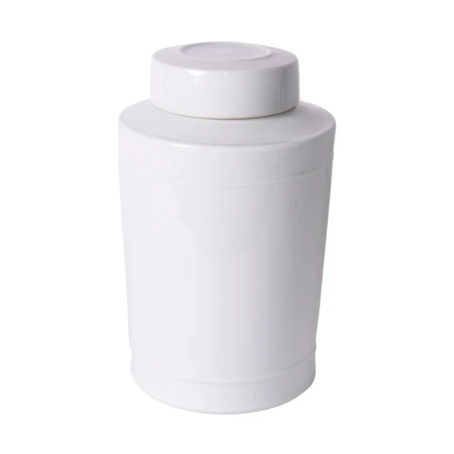 Round Tea Jar White - 2 Sizes