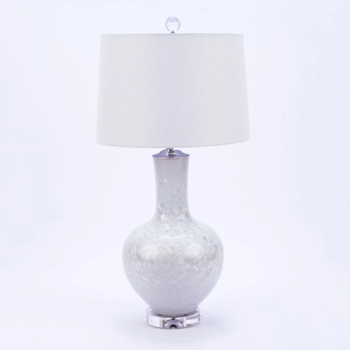 Crystal Shell Globular Vase Table Lamp