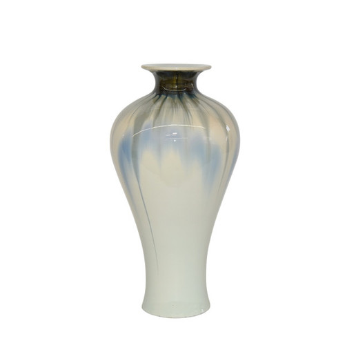 Reaction Glazed Porcelain Plum Vase