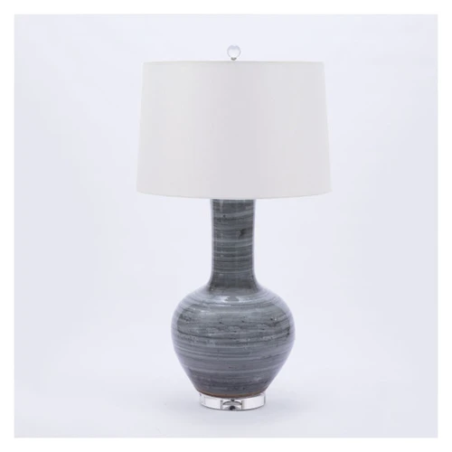 Iron Gray Globular Vase Table Lamp - 3 Sizes