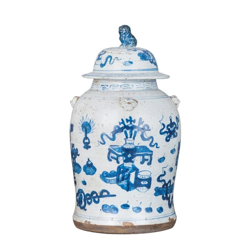 Vintage Temple Jar Symbol Motif - 2 Sizes