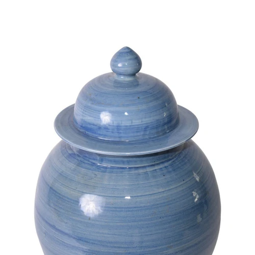 Lake Blue Porcelain Temple Jar - 3 Sizes