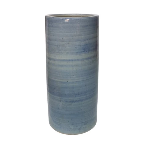 Porcelain Umbrella Vase - Denim Blue