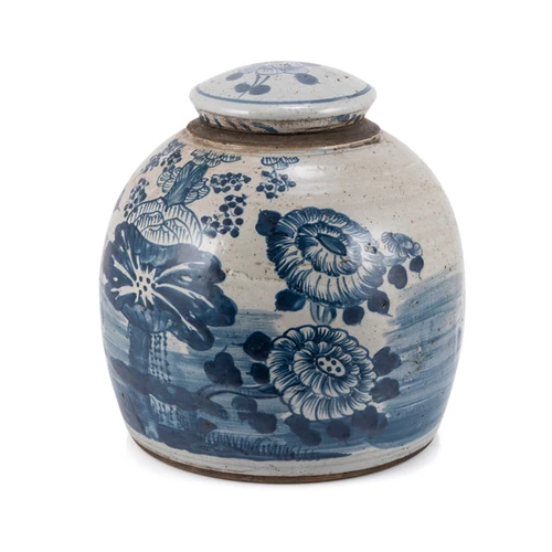 Vintage Ming Jar Four Season Plant  - 2 Sizes