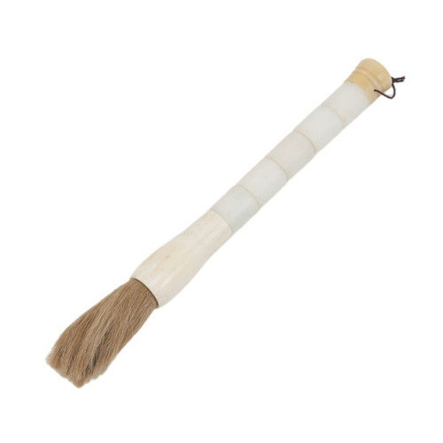 White Cylindrical Jade  Calligraphy Brush