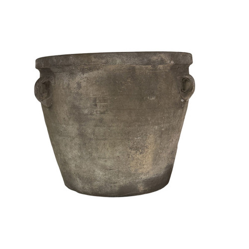 Vintage Four Ear Terra Cotta Rice Jar