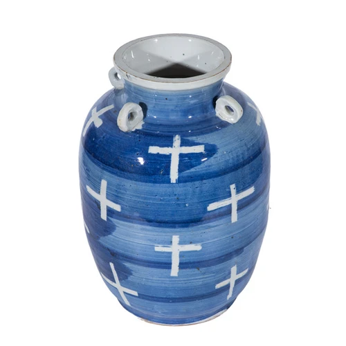 Blue Cross Four Ring Jar