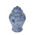 Blue & White Chain Temple Jar - 2 Sizes