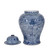 Blue & White Chain Temple Jar - 2 Sizes