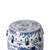 Blue And White Porcelain Garden Stool Lion Motif