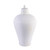 Matte Glaze White Lidded Plum Vase
