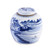 Blue & White Ancestor Jar W/ Landscape Design