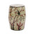 Beige Famille Rose Garden Stool with Magpie Cherry Motif