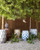 Beige Famille Rose Garden Stool with Magpie Cherry Motif