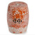 Orange Porcelain Garden Stool W/ Dragon Motif
