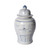 Blue & White Silla Temple Jar Seagrass Double Happiness Motif