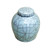 Celadon Crackle Lidded Porcelain Ming Jar