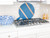 Blue & White Porcelain Bowl Sea Wave Motif