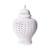 White Lattice Porcelain Ginger Jar  - 3 Sizes