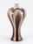 Coffee Reaction Glazed Plum Vase