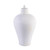 Matte Glaze White Lidded Plum Vase