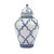 BW Greek Key Grids Heaven Jar - 2 Sizes