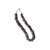 Black And White Batik Bone Bead Swirls Per String