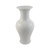 Fish Tail Porcelain Vase White