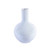 Globular Porcelain Vase Icy Blue - 2 Sizes