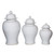 Busan White Temple Jar - 3 Sizes