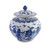 Blue & White Ginger Jar W/ Eight Immortals Motif
