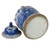 Vintage Temple Jar Plum Lily Pad Motif - 2 Sizes